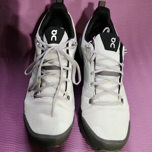 On Running Men's Shoes in White and Black